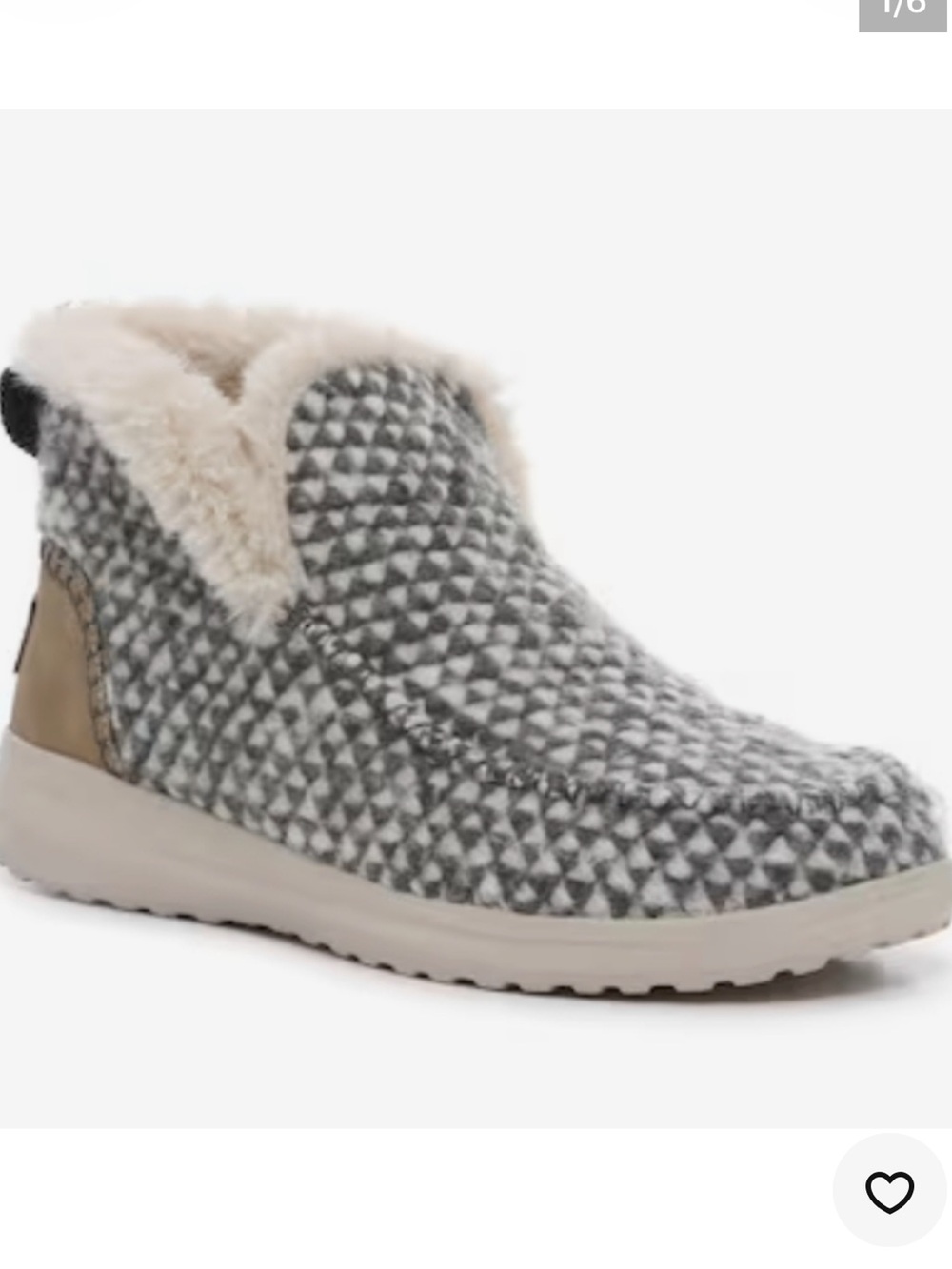 Women’s Hey Dude Denny Cozy Trim Slip On Boots